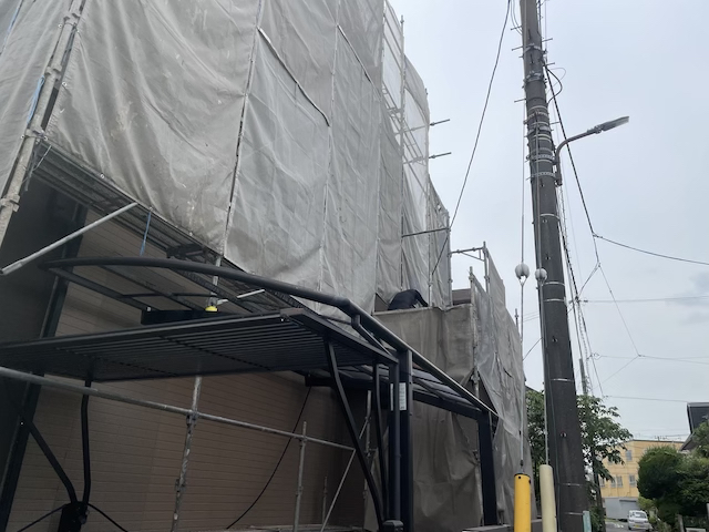 草加市積水ハウス屋根塗装工事　現場レポVol.１